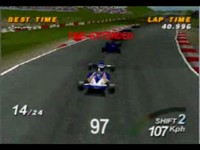 une photo d'Ã©cran de Formula One sur Sony Playstation